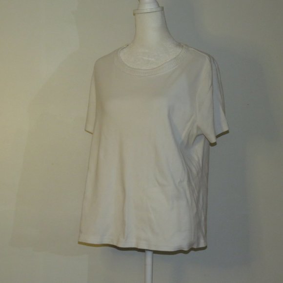 Breckenridge Women's Short Sleeve Top Size PXL (C344) - Picture 4 of 6